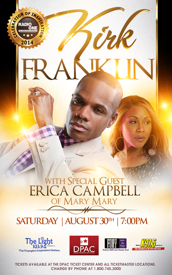 KIRK FRANKLIN  NEW FLYER WITHOUT PRE-SALE INFO