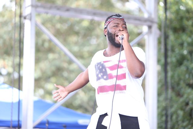 Livre Performs At Unity In The Community