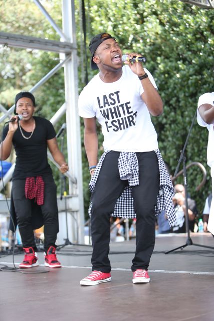 Livre Performs At Unity In The Community