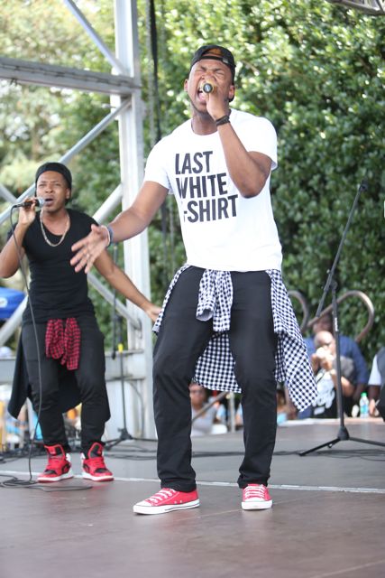 Livre Performs At Unity In The Community