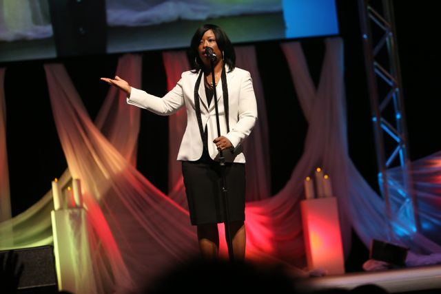 Maurette Brown Clark Performs at Lamplighter Awards 2014