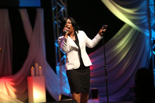 Maurette Brown Clark Performs at Lamplighter Awards 2014