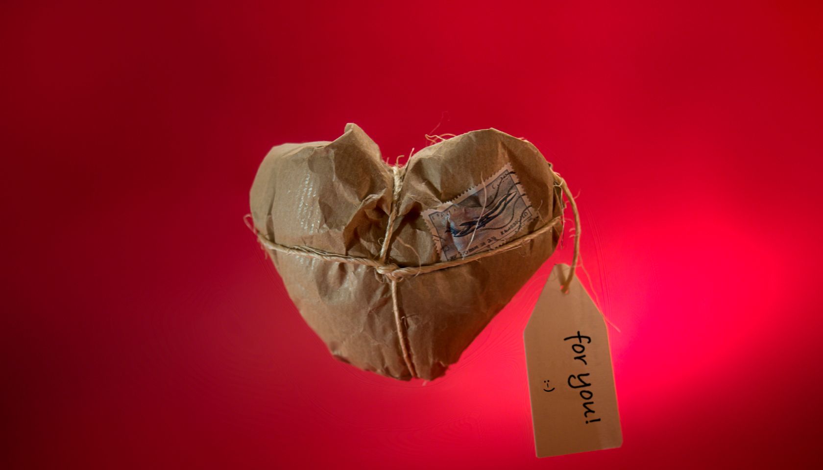 Heart shaped package