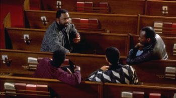 Young Men Talking With Pastor