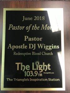 2018 June Pastor Of The Month