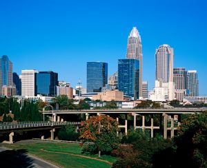 Skyscrapers in downtown Charlotte