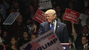 Donald Trump Rally In New Hampshire