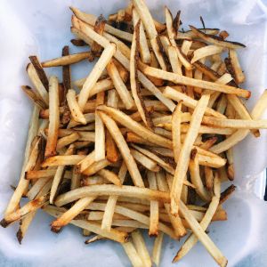 Close-Up Of French Fries In Plate