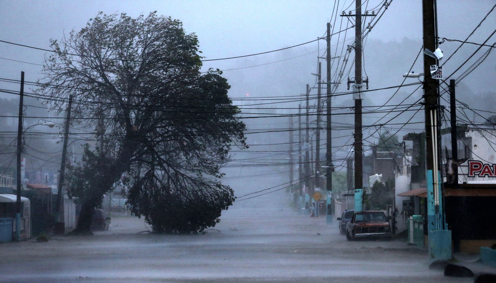 Hurricane Irma Barrels Into Puerto Rico