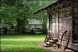 Plantation and slave area