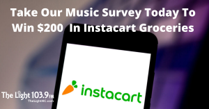 Take Our Music Survey Today To Win $200 In Instacart Groceries