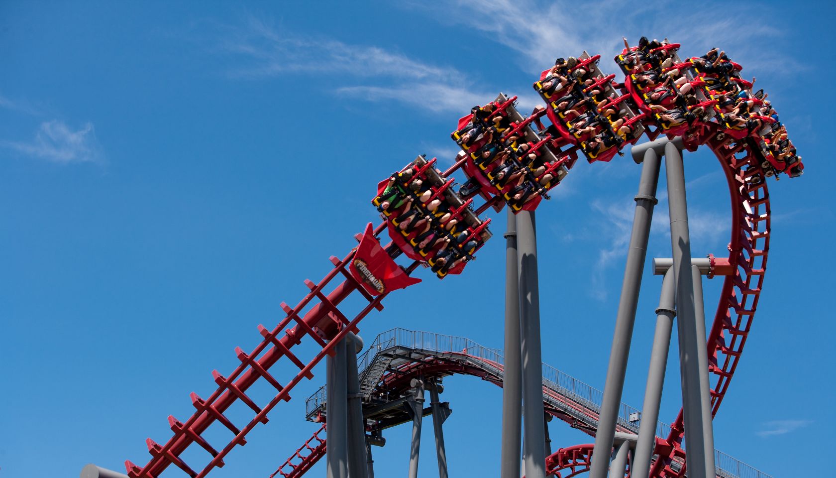 Kings Island Firehawk Rollercoaster