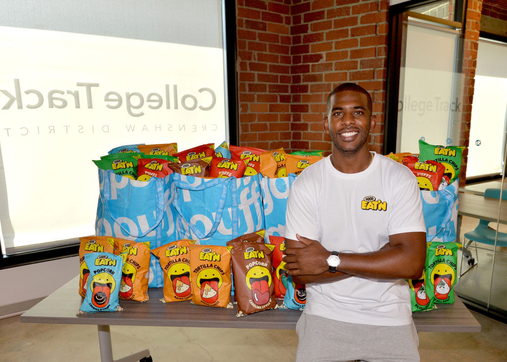 Gopuff and NBA All-Star Chris Paul Donate Good Eat'n Plant-Based Snacks To College Track
