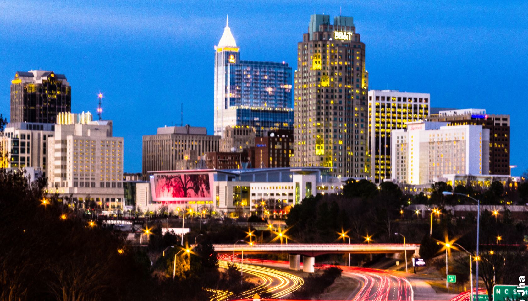 Evening Rush hour in Raleigh, NC