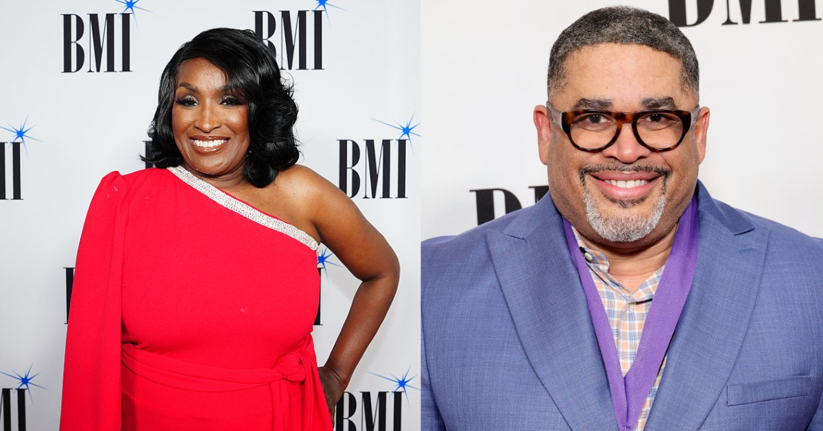 Lucinda Moore and Byron Cage Side by Side Getty