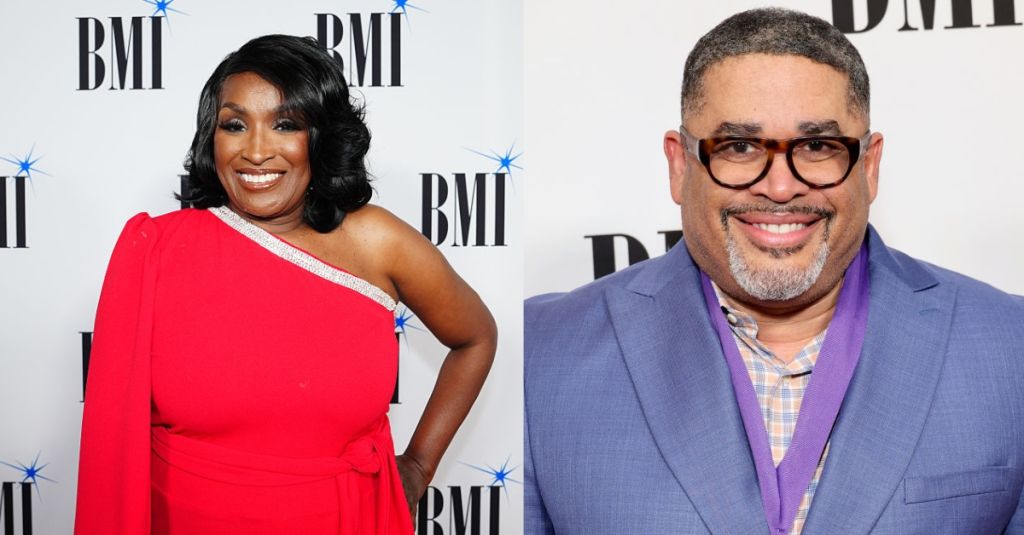 Lucinda Moore and Byron Cage Side by Side Getty