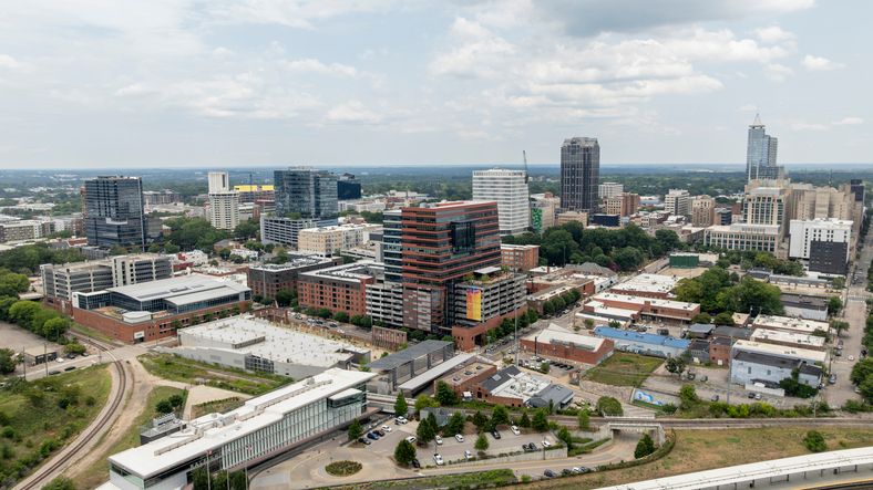 Aerial of Downtown Raleigh